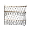 thumbnail image 1 of yuksok Stuffed Animals Storage Hammock Organizing Boho Soft Hanging Organizer Plush Toy gray, 1 of 9