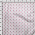 thumbnail image 3 of oneOone Silk Tabby Fabric Floral & Flying Swan Block Printed Craft Fabric BTY 42 Inch Wide, 3 of 4