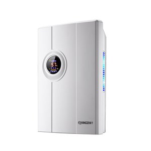 1500mL Déshumidificateur à 215 Sq. Ft Portable Petit déshumidificateur Protection automatique Contrôle de l'humidité pour la maison Sous-sols Chambre Garage Armoire