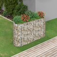 thumbnail image 1 of vidaXL Gabion Raised Bed Galvanised Iron 190x50x100 cm, 1 of 5