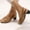 Brown, variant on Dvkptbk Square Toe Low Heeled Sandals for Women Low Block Heels Sandals Open Toe Ankle Strap Chunky Heels Slip on Heeled Sandal Mule Heels for Party Wedding Dress Shoes - Summer