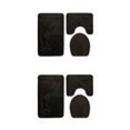 thumbnail image 1 of kurtrusly Tapis de Bain Absorbant en Polyester 3pcs pour Baignoire et Douche Facile à Installer Durable Antidérapant PJ210831-A004 2Set, 1 of 6