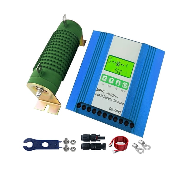 NEW 4000W 3000W 2000W 1000W 12V 24V 48V Wind Solar MPPT Hybrid Controller Pioneer Version Charge Lithium Lead Acid GEL Bat ,Easy to Installation