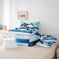 thumbnail image 4 of YST Cartoon Killer Whale 7-Piece Comforter Set, Ocean Theme, King, 4 of 4