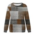 thumbnail image 4 of 2023 Chandail à Capuchon Surdimensionné pour Femmes Mode Femmes Imprimé Manches Longues Confortable Respirant Chandail en Molleton Col Rond Costumes Halloween/noël 50 % de Rabais Liquidation, 4 of 5