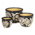 thumbnail image 1 of Summerfield Terrace 10018723 Floral Nights Ceramic Planter Set, 1 of 2