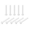 thumbnail image 1 of Unique Bargains M4x40mm Plastic Phillips Bolts PC Pan Head Machine Screws Transparent 50 Pack, 1 of 5
