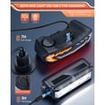 thumbnail image 2 of Wsdcam Rechargeable Bike Light Front and Rear Set for Night Riding, Ultra Bright Bicycle Tail Light with Bike Alarm, Waterproof Bike Accessories for Adult Kids Cycling, 2 of 7