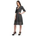 thumbnail image 4 of Moomaya Robe Imprimée Longueur Genou pour Femmes Grande Taille Vêtements Décontractés Tenue d'Été, 4 of 4