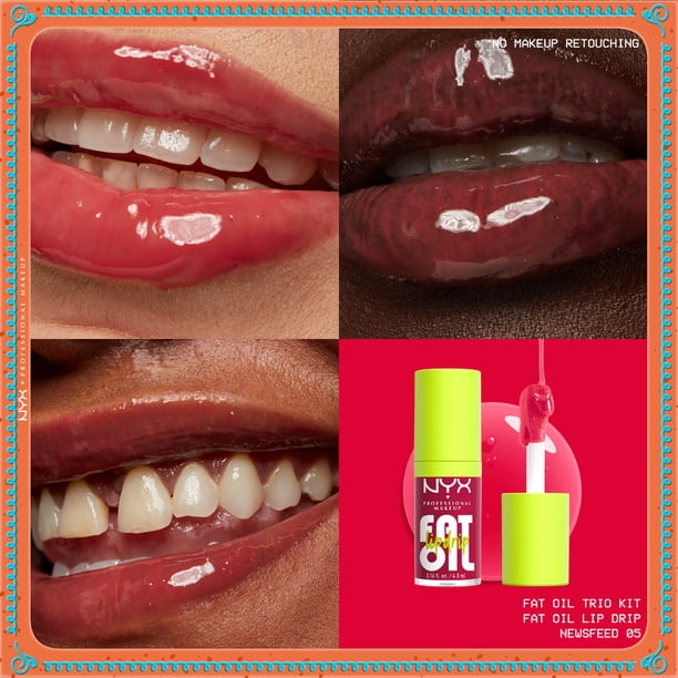 NYX Professional Makeup Holiday Fat Oil Lip Oil Trio Kit - Walmart.ca