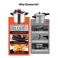 thumbnail image 3 of KFFKFF Pressure Cooker, 12Qt Pressure Cooker Stainless Steel, Pressures Canner with Steaming Rack, Tempered Glass Lid, 3 of 9