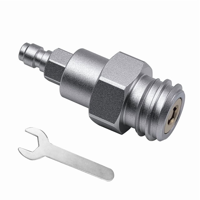 Carbon Dioxide Filling Adapter 8mm Male Quick Disconnect for Soda Water Machine Maker External CO2 Tank