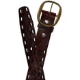 thumbnail image 2 of CTM®  Center Bar Buckle Belt with Flowers (Women's), 2 of 4
