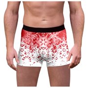 FhsagQ Underwear Mens Underwear Boxers Briefs 12 Pack Super Fit Men's Christmas Print Breathable Underwear Men Underwear Pack Boxers Comfortsoft Mens Underwear Briefs Pack Xl Comfortsoft White XXXL