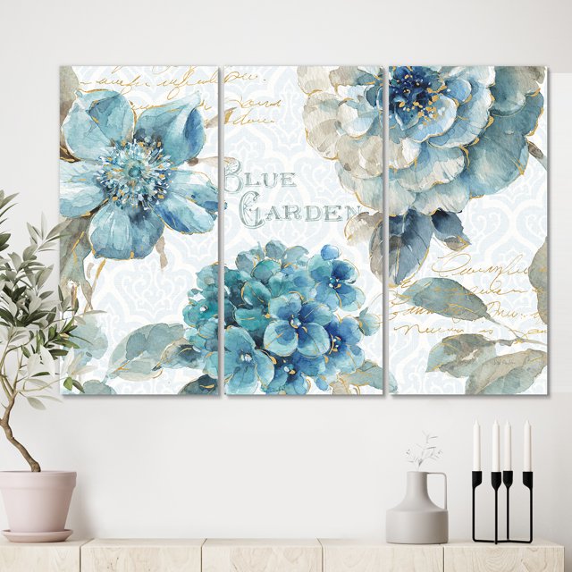 Designart - My Greenhouse Cottage Flowers I - Farmhouse Canvas Artwork