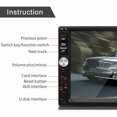 thumbnail image 2 of YOPTOP Double Din Car Stereo-7 inch Touch Screen double din car radio,Compatible with BT TF USB MP5/4/3 Player FM ,Support Backup Rear View Camera, Mirror Link ,Caller ID, Upgrade The Latest Version, 2 of 7