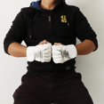 thumbnail image 2 of KickBoxing Gloves Boxing Muay Thai Pouching MMA Training Gloves Mitts White, 2 of 8