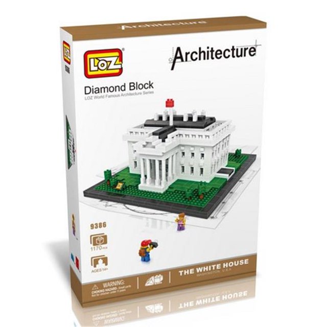 CIS White House Model, Micro Building Blocks Set