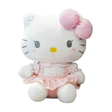 Sanrio Hello Kitty Plush Kawaii Heart Cats Plush Dolls Stuffed Animal Toy Super Cute Kitten Pillow Gifts 20CM/7.8IN