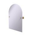 thumbnail image 1 of Miroir Inclinable Supérieur Arqué Sans Cadre avec Bord Biseauté, 1 of 1