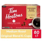 Tim Hortons Mélange d'origine de café de Keurig, boîte de 80