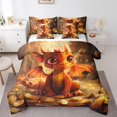 thumbnail image 1 of YST Cute Dragon Comforter Set, Magic Jungle Theme, Lightweight, King Size (7 Count), 1 of 4