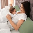 thumbnail image 2 of Unique Bargains Brushed Microfiber Pillowcase Body Pillow Pillowcase 1pc, 2 of 9