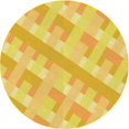 thumbnail image 1 of Ahgly Company Tapis d'Intérieur Lavables en Machine, Ronds, Jaunes, Banane, Ronds de 6', 1 of 7