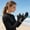 Black #2, variant on Ice Silk Sunscreen Gloves for Summer Driving Breathable Thin UV Protection Outdoor Cycling Touch Screen Anti