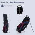 thumbnail image 3 of Ultimate Men's Complete Golf Club Set Golf Club Package Set incl 460CC with Rain Hood Blue, 3 of 10