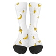 thumbnail image 1 of Crew Socks for Men Cute Banana Print Novelty Soft Lightweight One Size, 1 of 3