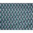 thumbnail image 4 of oneOone Tissu Polyester Lycra Imprimé Floral & Paisley Tissu BTY 56 Pouces de Large, 4 of 4