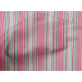 thumbnail image 3 of oneOone Cotton Poplin Fabric Multicolor Stripe Printed Craft Fabric BTY 56 Inch Wide, 3 of 3
