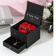 thumbnail image 1 of LSLJS Valentines Day Gifts, Rose Gift Box Lover Proposal Gift Jewelry Ring Rose Box Small Rose Necklace Gift Box, Gift Box, 1 of 6