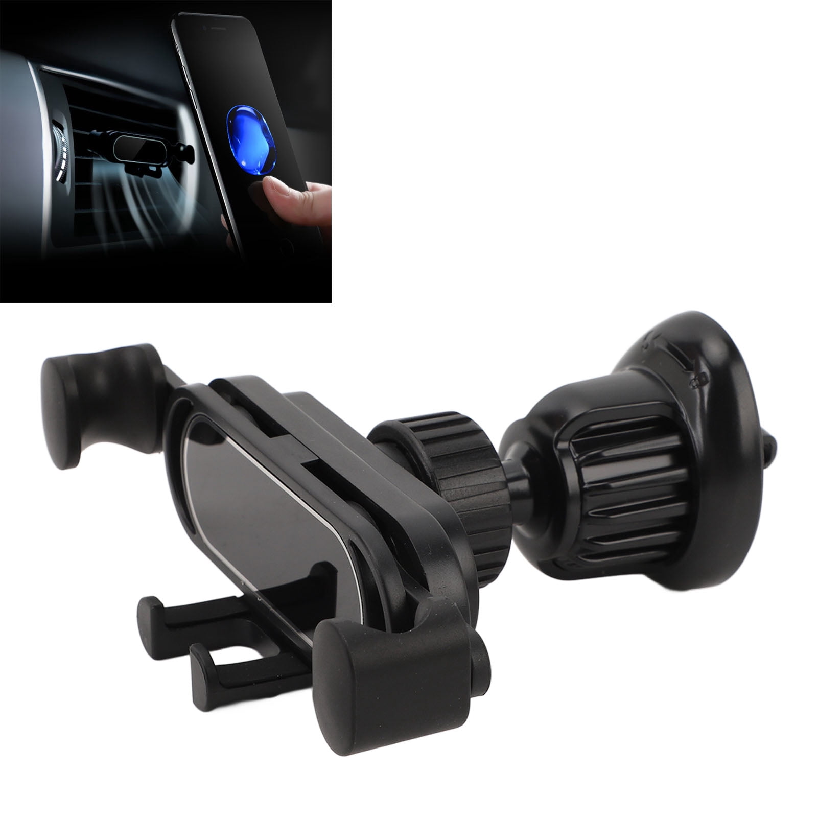 Car Phone Mount, Auto Lock Firmly Hold Telescopic Stable Car Vent Phone Holder Mount  for Most Phones