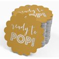 thumbnail image 4 of Inkdotpot 100 Pack Real Silver Foil Paper Tags Ready To Pop Baby Shower Favor Hang Tags, 4 of 6