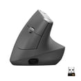 thumbnail image 1 of Logitech MX Vertical Wireless Mouse – Ergonomic Design Reduces Muscle Strain, Rechargeable, Graphite, 1 of 12