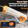 thumbnail image 4 of serony Ready For Action Electric Water Gun For Safe Play 12 Meters Long Range Gun Toy orange, 4 of 6