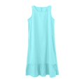 thumbnail image 3 of Cadeaux de la Fête des Mères, Kcavykas Robe Maxi Bohème, Robe Décontractée de Mode pour Femmes Couleur Gilet Sans Manches Douce Plissée, 3 of 5