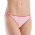 thumbnail image 2 of Vanity Fair Womens Body Shine Illumination String Bikini, 6, NH Admiral Navy, 2 of 4