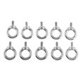 thumbnail image 1 of koolsoo 10pcs Yeux Boulons M8 Fileté Métrique Bateau de Qualité Marine Levage en Acier Inoxydable, 1 of 1