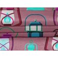 thumbnail image 5 of oneOone Tissu en Velours Rose Rétro Lanterne Matériel de Robe Tissu Imprimé Tissu au Mètre 58 Pouces de Large, 5 of 5