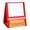 Red, variant on hengtong Tabletop Pocket Chart Stand Whiteboard Double Sided Reusable with Pen Case Small Dry Erase Board Easel for Classroom Kids Blue