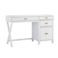 thumbnail image 1 of Posey Side Storage Desk, White, 1 of 8