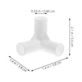 thumbnail image 2 of unbranded Pipe Fittings Connector 30Pcs for Canopy Tent Lightweight and Durable Tent Accessory for Outdoor Use, 2 of 8
