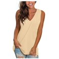thumbnail image 4 of Birdeem T-Shirt Sans Manches Col en V Ample Mode pour Femmes, 4 of 10