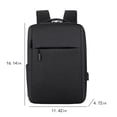 thumbnail image 3 of Meitianfacai Business Backpack, Bag For Travel Flight Fits 15.6 Inch Laptop With USB Charging Port, 3 of 6