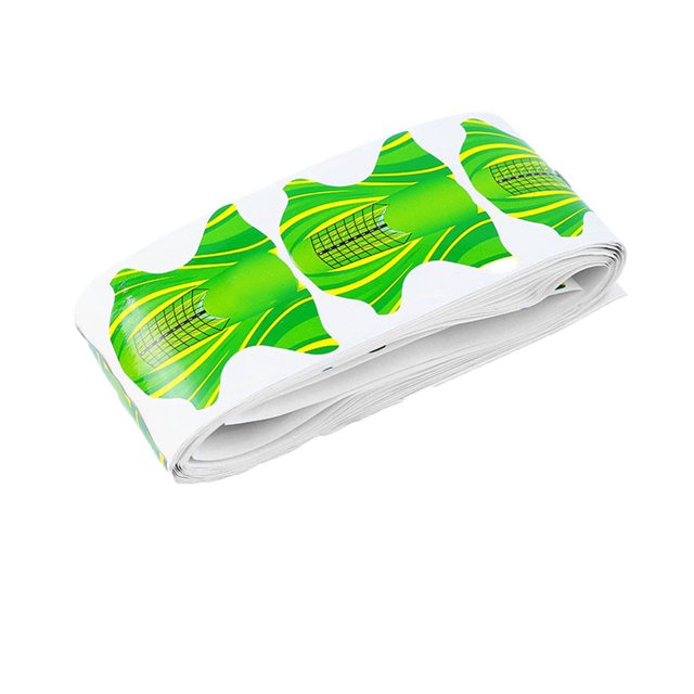 XZNGL Acrylic Nails Nail Tips Nail Art Tools Nail Art Tips Extension Forms Guide Paper Diy Tool Acrylic Uv Gel Extension 100