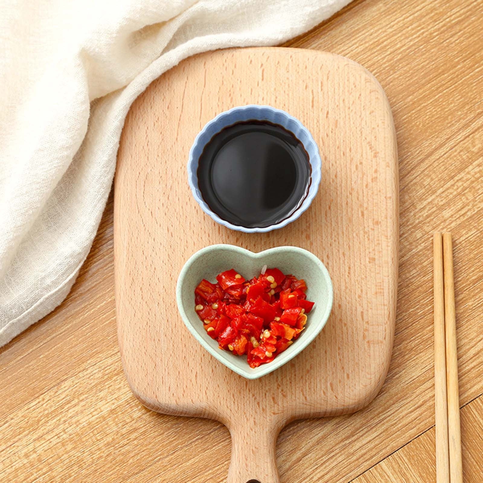 Table Saucce Mini Seasoning Dish With Handles, Soy Sauce Dish for Ketchup BBQ Dip ...