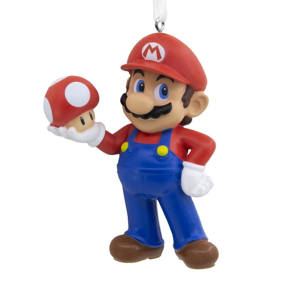 Hallmark Nintendo Super Mario With Super Mushroom Christmas Ornament